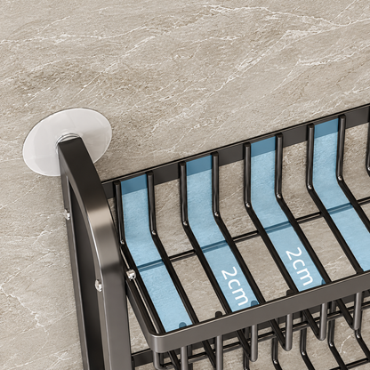 ৩ স্টেপ কিচেন স্টোরেজ র‍্যাক 3-Tier Wall-Mounted Kitchen Storage Rack